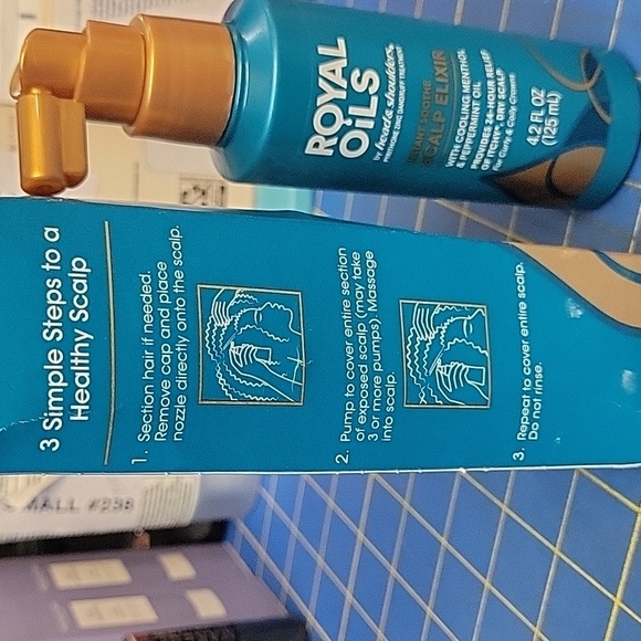 Royal Oils Scalp Elixir Cooling Menthol & Peppermint 125ml New Bottle in Box - Picture 4 of 4